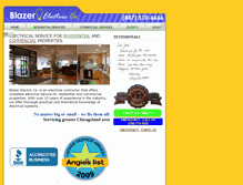 Tablet Screenshot of blazerelectric.net